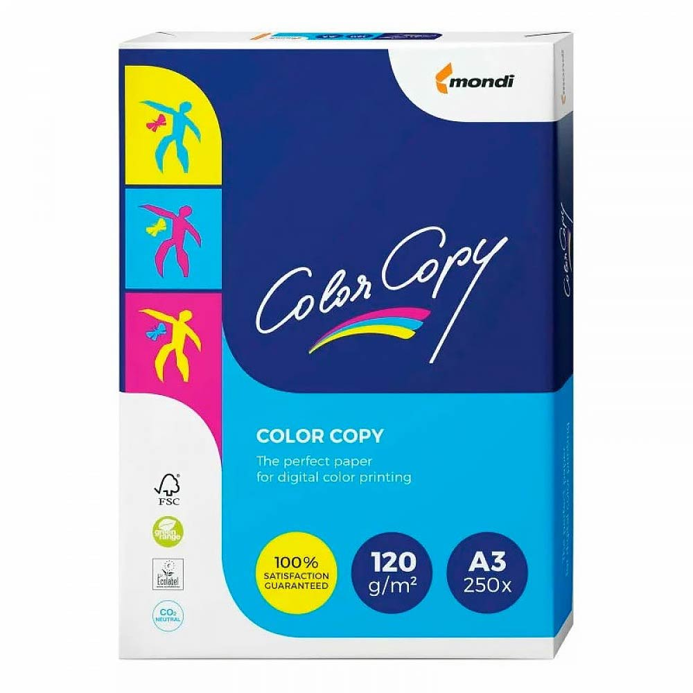 Бумага "Color Copy", A3, 250 листов, 120г/м, -30%