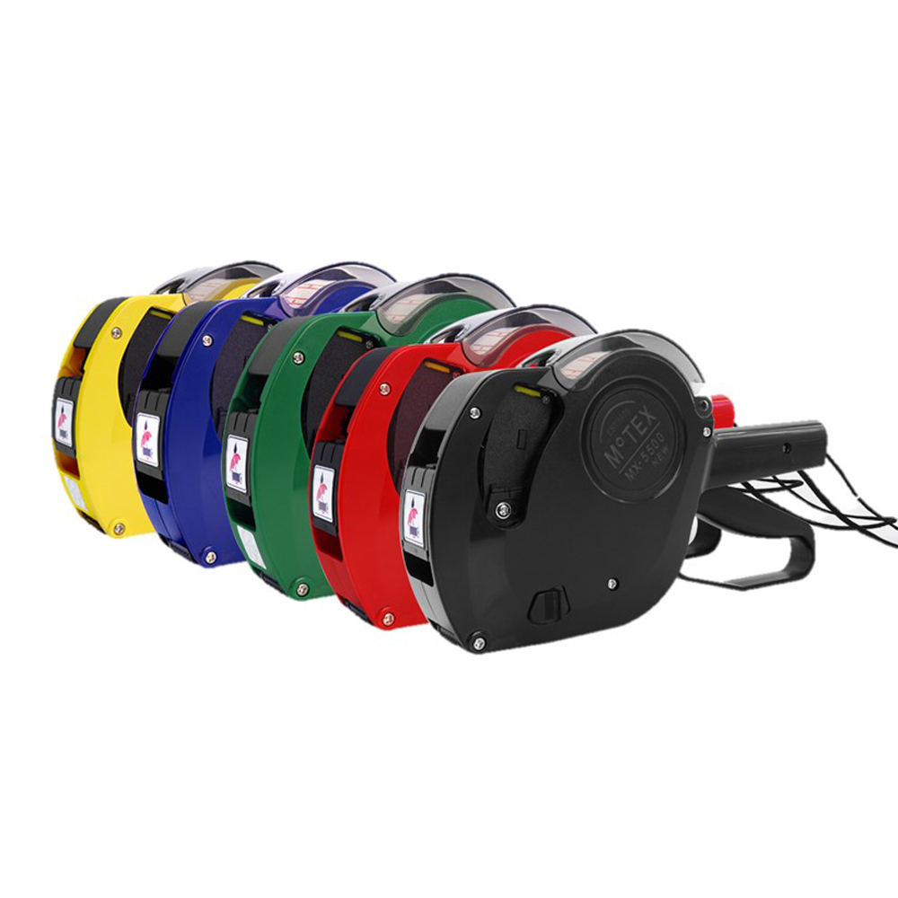 Этикет-пистолет однострочный "МХ-5500 New", 21x12 мм, ассорти