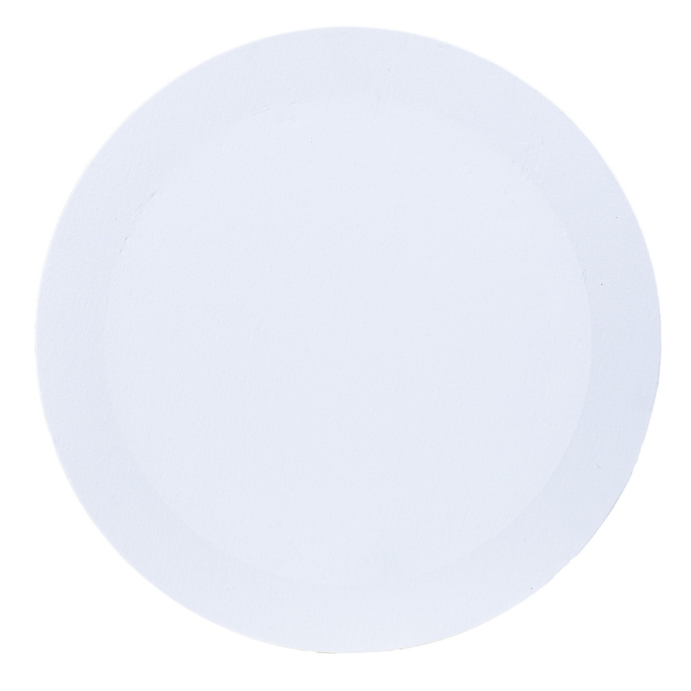 Холст на подрамнике круглый "Сонет", 30 см, хлопок, 280 г/м2, среднее зерно