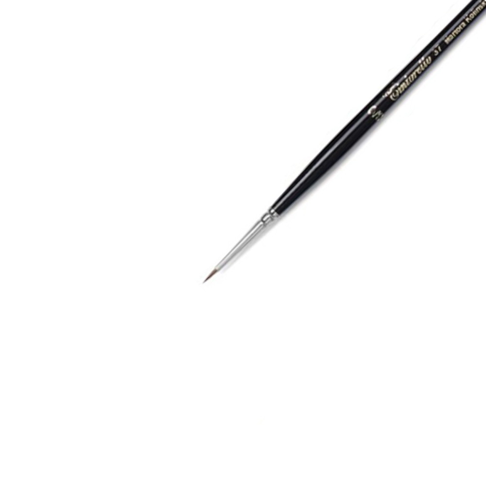 Кисть для рисования "Tintoretto  Martora Kolinsky SIB", сибирский колонок, круглая, №3/0