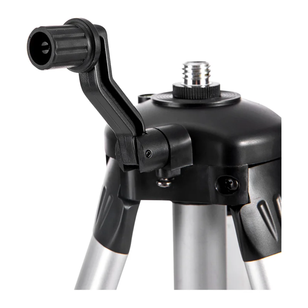 Штатив для лазерного уровня "Deli", 0,4-1,2 м., черный