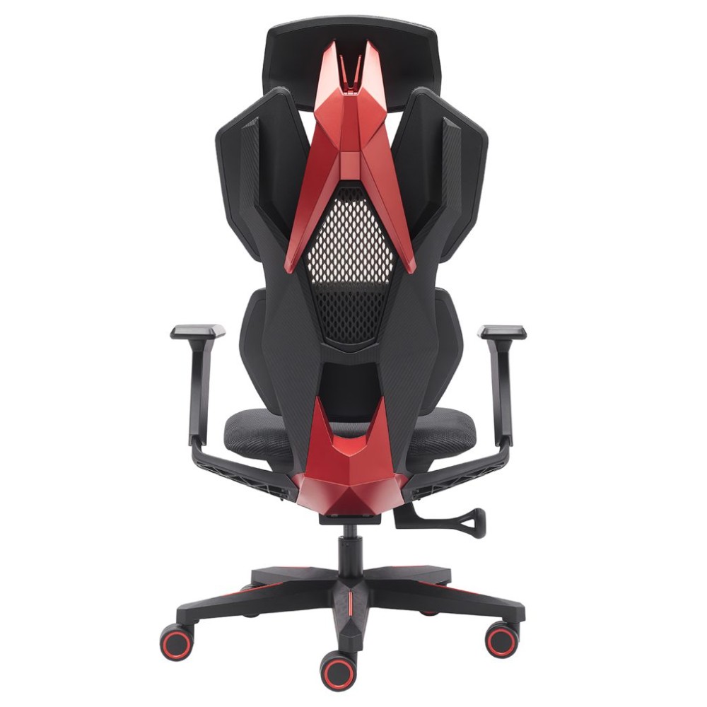 Кресло игровое EVERPROF "Tiger", сетка, пластик, черный - 5