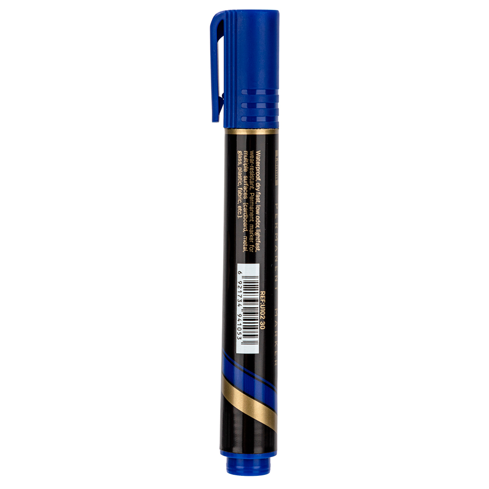 Маркер перманентный "MATE U102", синий