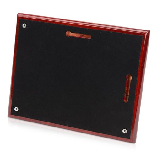 Плакетка 265*200 мм "Мейсон" дерев., красный/золотисный