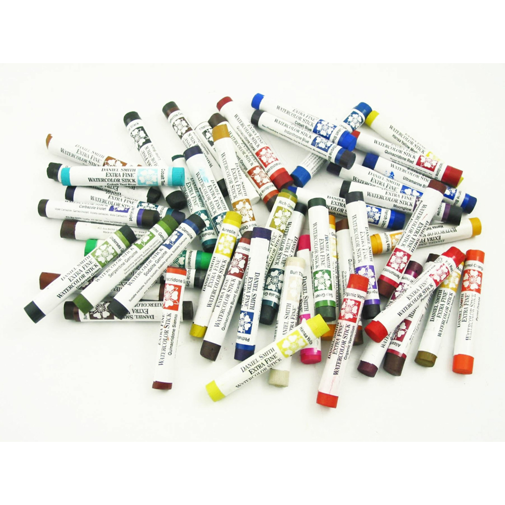 Стик акварельный "Daniel Smith", голубой ФЦ (красная тень), 12 мл - 4