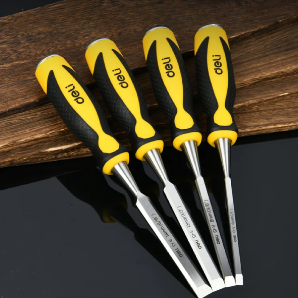 Стамеска "Deli" 9 мм, желтый - 5