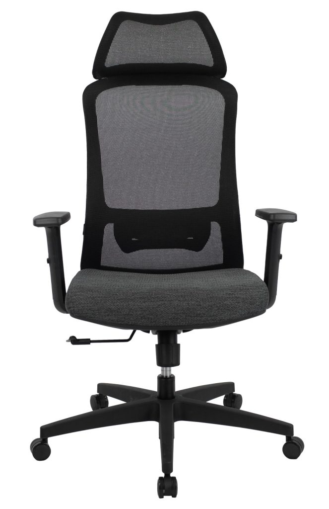 Кресло д/руководителя EVERPROF Phoenix сетка, черный, крестов. пластик