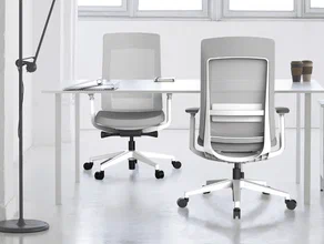 Кресло компьютерное SitZone E-VL002B, сетка, ткань, пластик, черный - 18