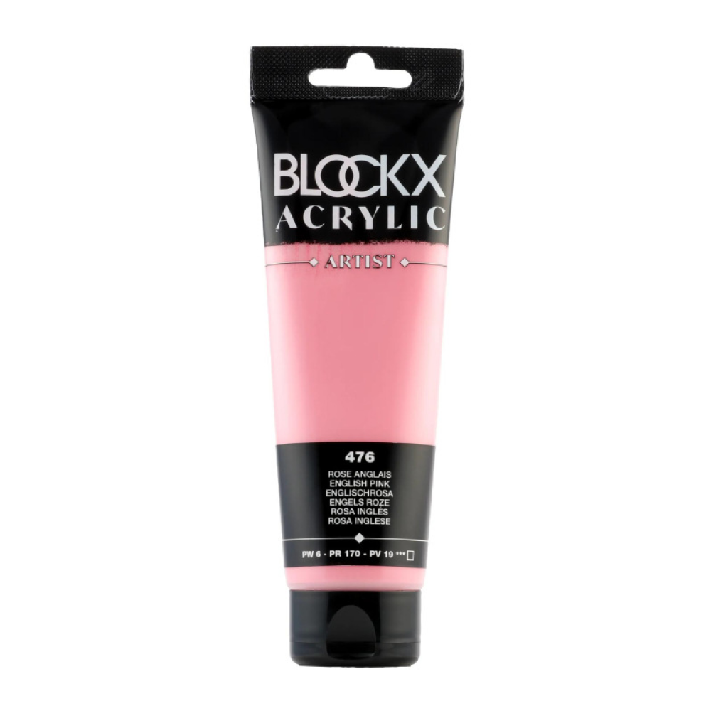 Краски акриловые "Blockx", 476 английская розовая, 120 мл