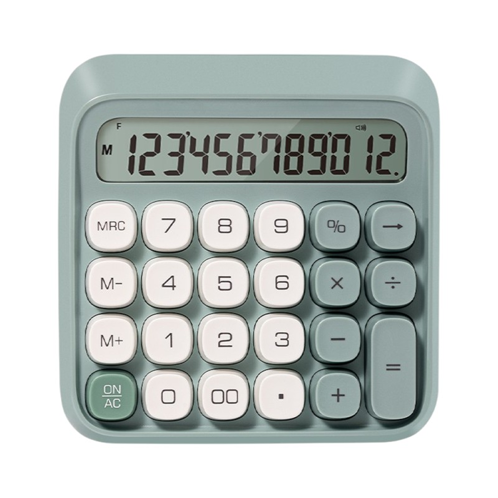 Калькулятор настольный EM36 Deli, 12-разрядный, пластик, зеленый 
