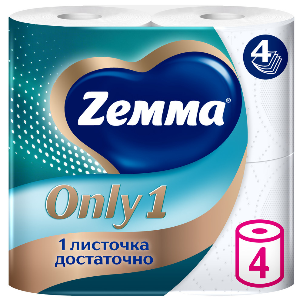 Бумага туалетная Zemma Only1