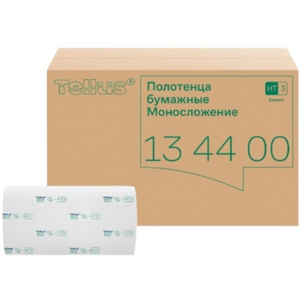 Полотенца бумажные Tellus Моносложение Баланс