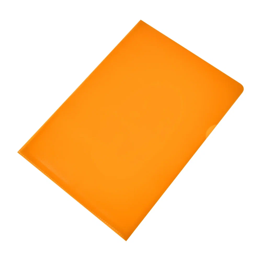 Папка-уголок "Inter-folia", А4, 115 мк, оранжевый - 2