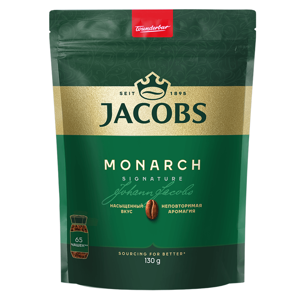 Кофе "Jacobs Monarch", растворимый, 130 г