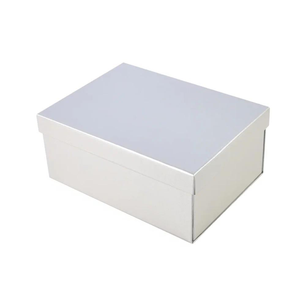 Коробка картонная, 220х160х95 мм, серебро