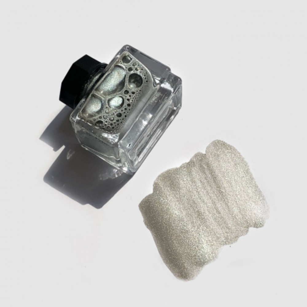 Тушь для рисования и каллиграфии "Малевичъ", 15 мл, металлик серебро