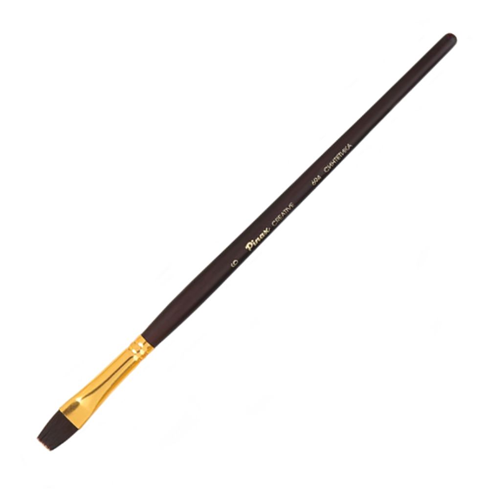 Кисть для рисования "Pinax CREATIVE", синтетика жесткая, плоская, №6