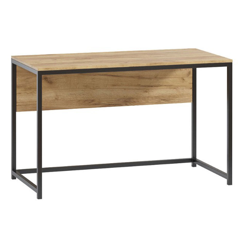 Стол письменный Millwood Лофт Бейрут (ДТ-2), 1200х800 мм, дуб золотой крафт, черный