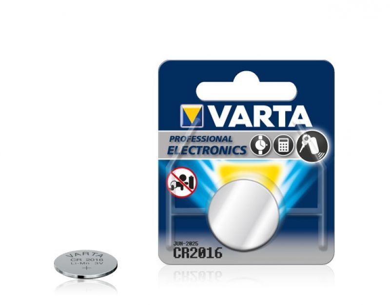 Батарейка литиевая дисковая Varta "Lithium CR2016"