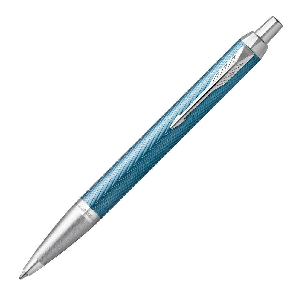 Ручка шариковая автоматическая Parker "IM Premium Blue Grey CT"