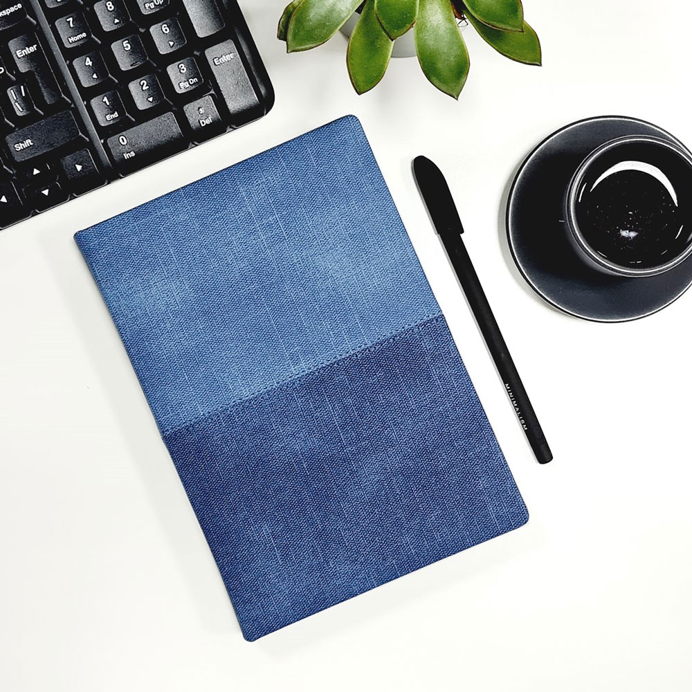 Ежедневник недатированный "Toronto", А5, 320 страниц, синий - 5