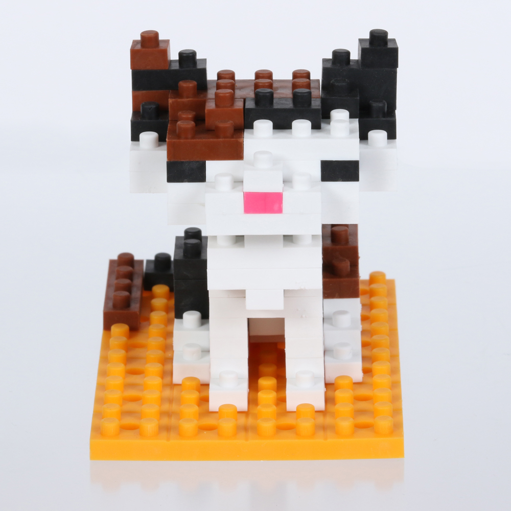 Ластик Iwako Blocks "Calico Cat Kit", 1 шт, ассорти, блистер - 4
