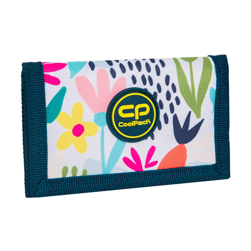 Кошелек "Sunny day", полиэстер, голубой, зеленый