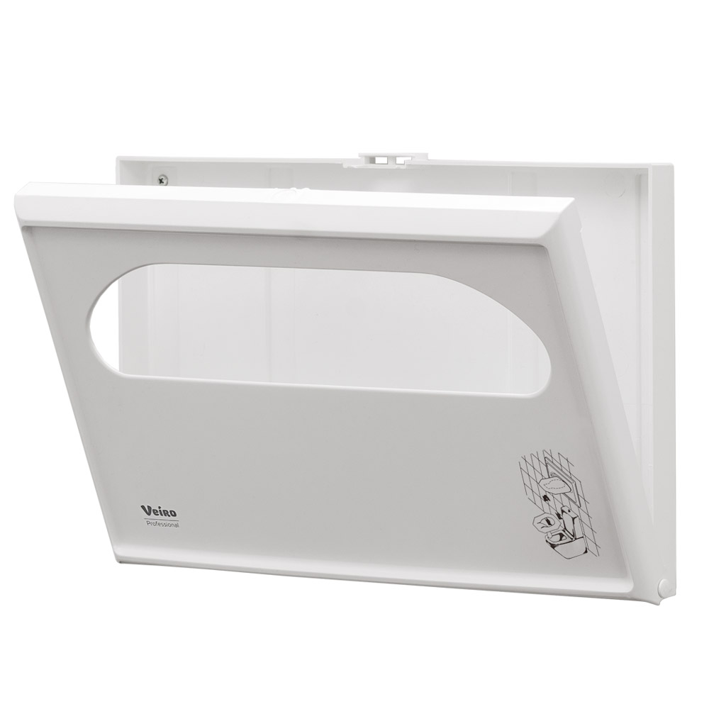Диспенсер для бумажных покрытий на унитаз Veiro Professional "Seatcover", белый