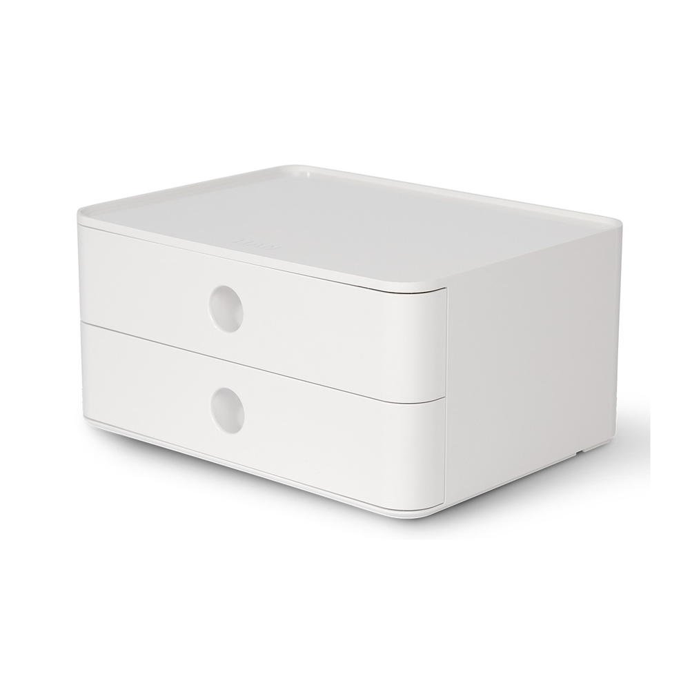 Блок из 2-х лотков закрытый "Allison", белый