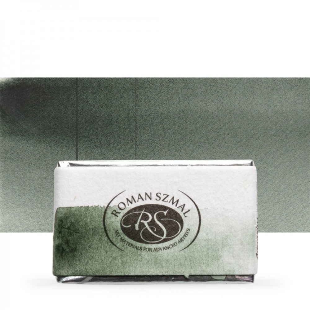 Краски акварельные "Aquarius", 410 перилен зелёный тёмный, кювета