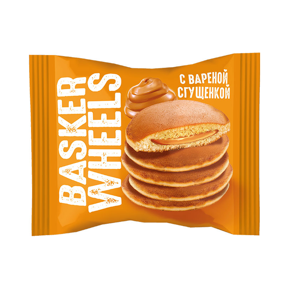 Панкейк "Basker Wheels" с вареной сгущенкой