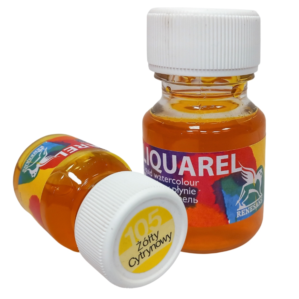 Акварель жидкая "Liquarel", 105 лимонный желтый, 30 мл