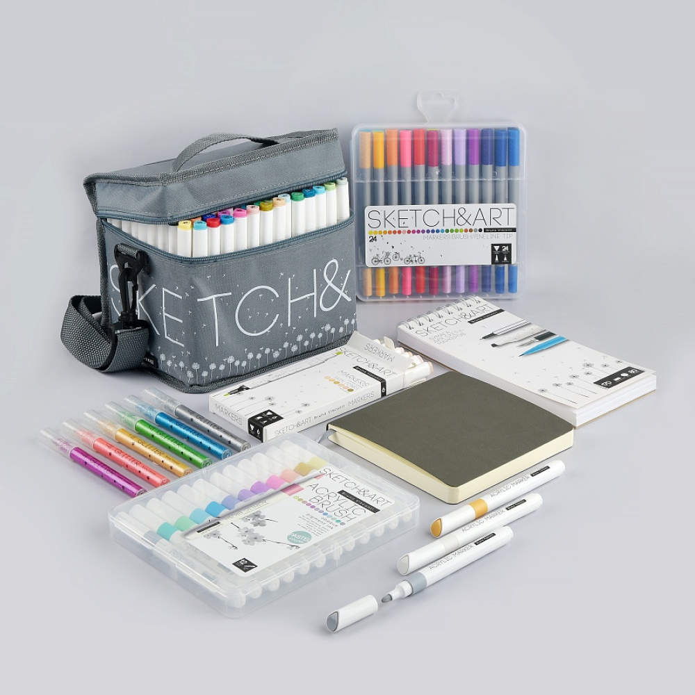 Скетчбук "Sketch&Art", 18.5х25 см , 170 г/м2, 80 листов, на спирали - 6
