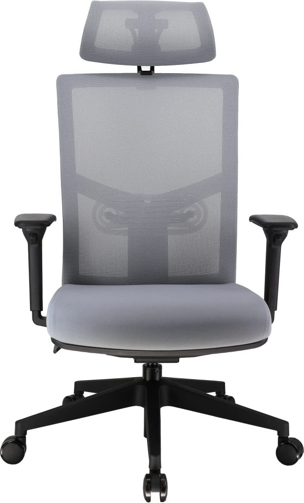 Кресло д/руководителя EVERPROF Fuji  сетка, серый, крестов. пластик