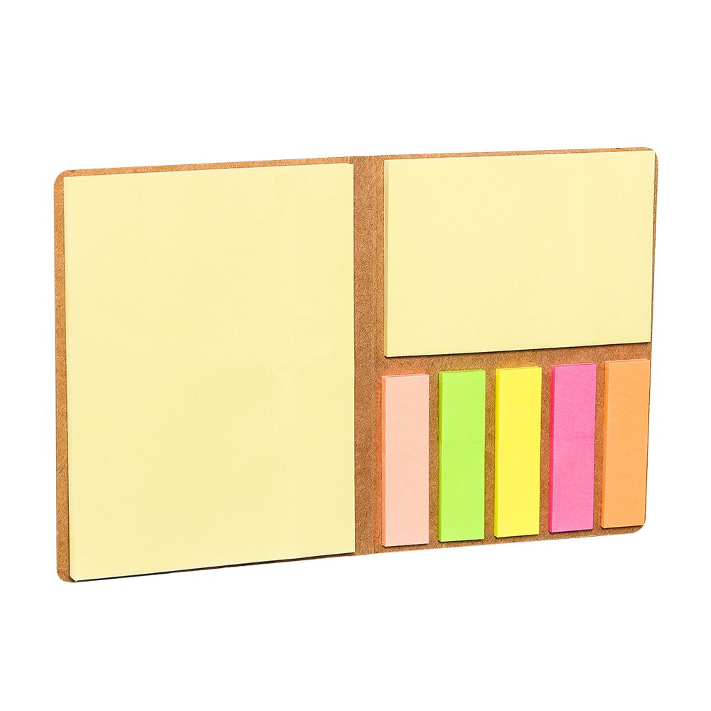 Бумага для заметок "Burlington", 80x105x10 мм, 100 листов, коричневый