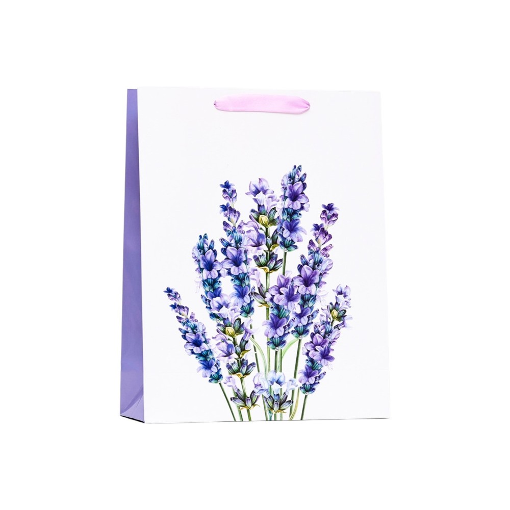 Пакет бумажный подарочный "Лаванда"
