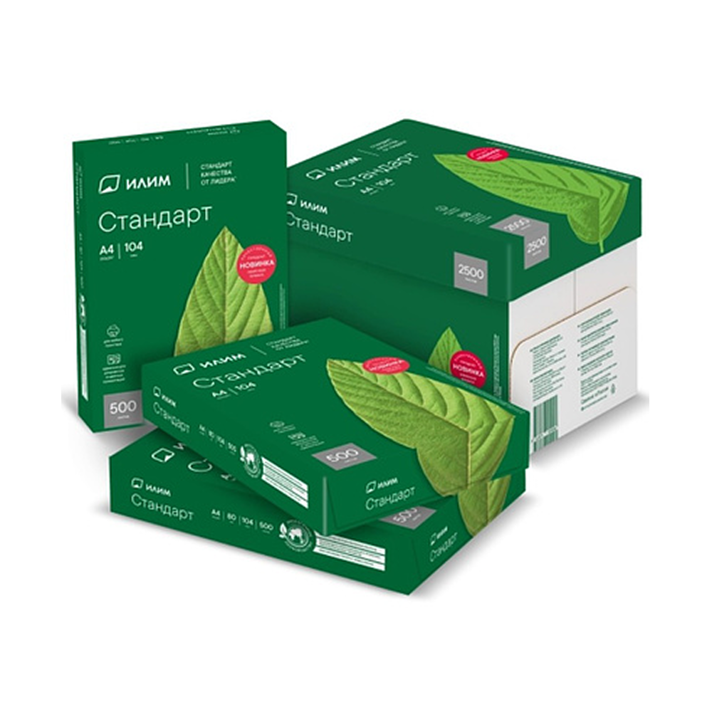 Бумага "Илим Стандарт", А4, 500 листов, 80 г/м2, -30% - 2