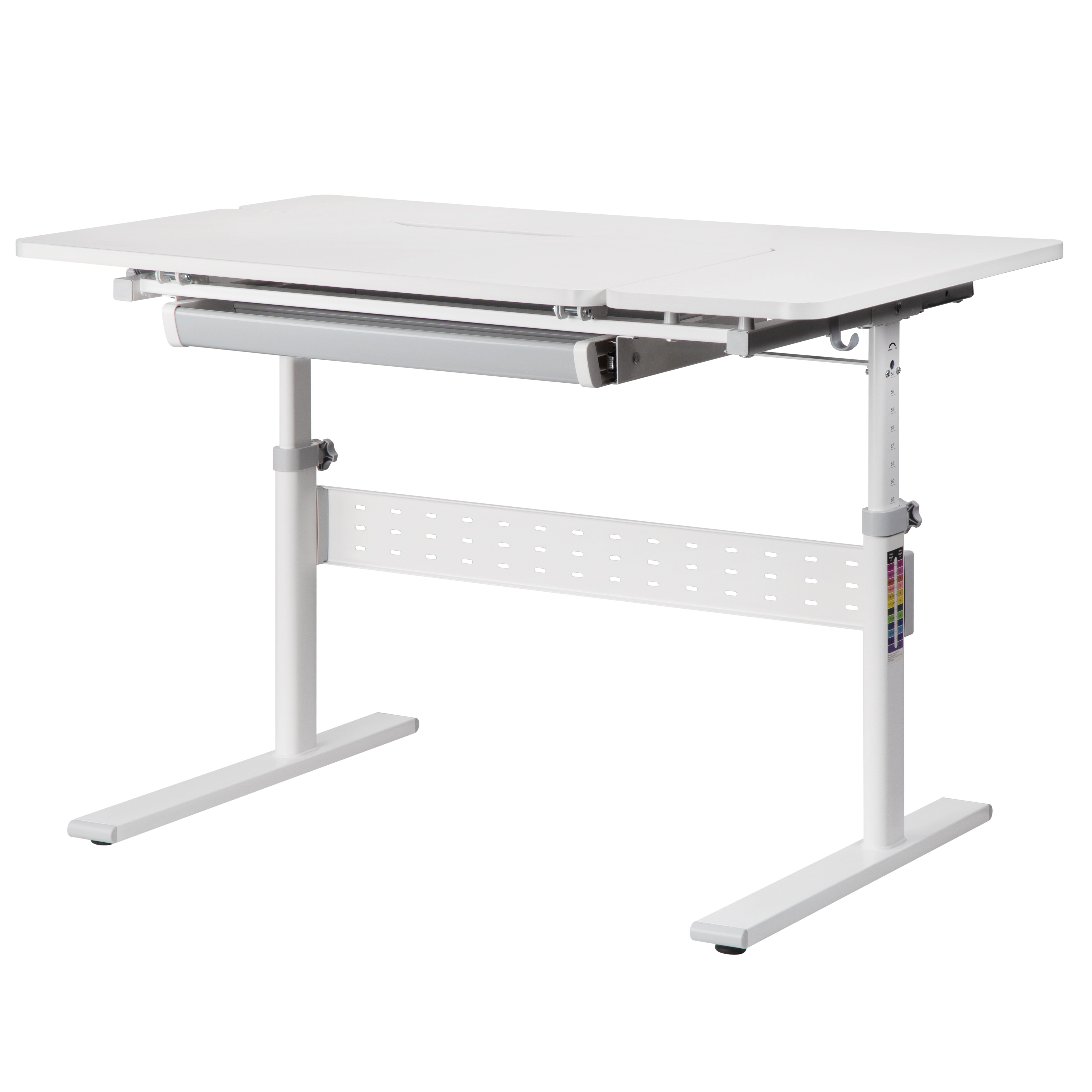 Стол Ergosmart E603 GREY, 1000х600х(540-760) мм