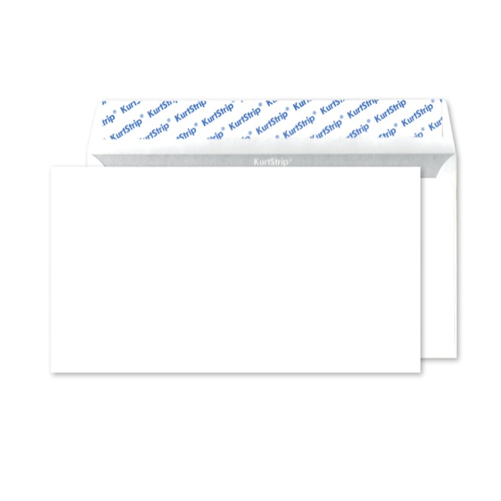 Конверты самоклеящиеся "Куверт" с отрывной лентой, dl, 1000 шт, белый