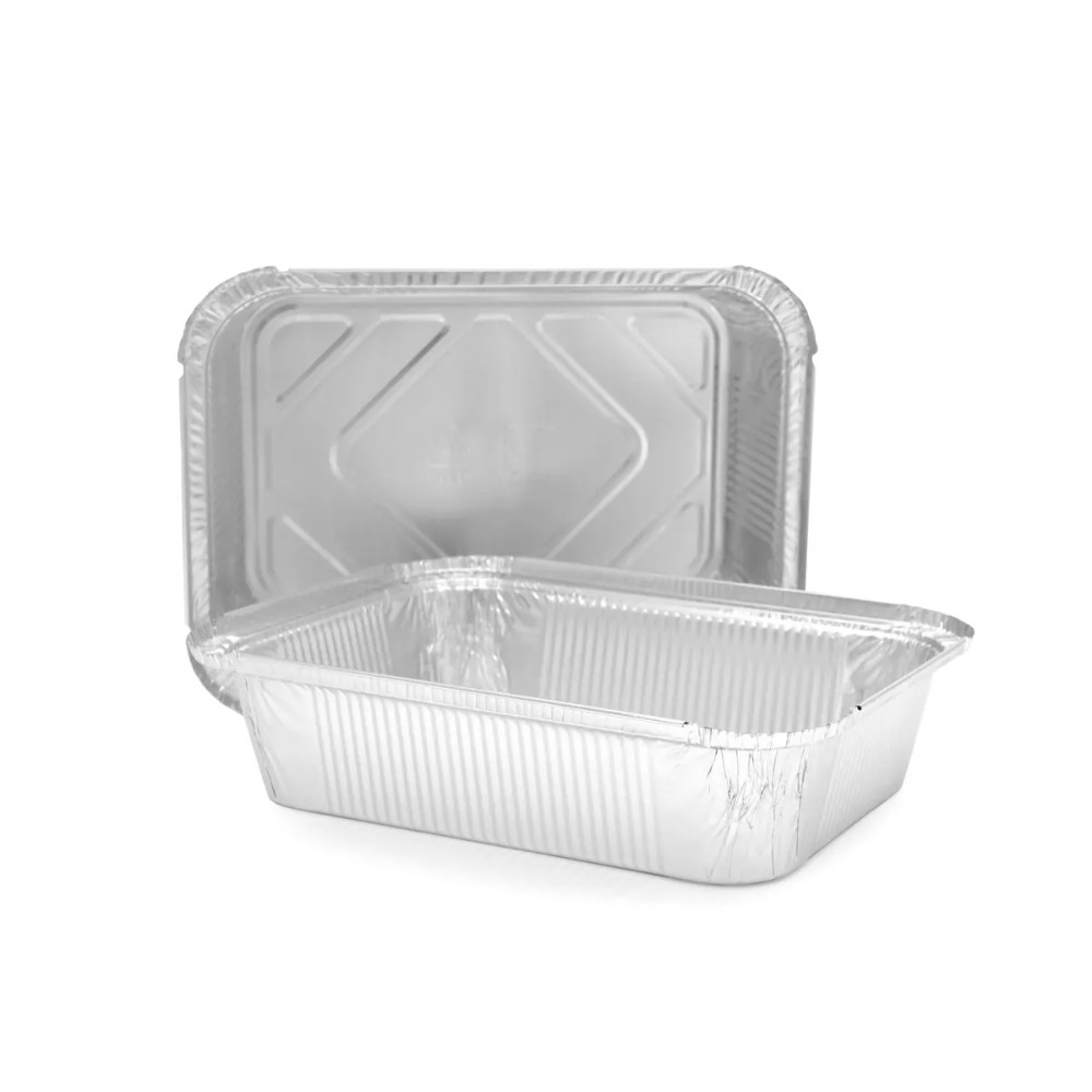Контейнер алюминиевый одноразовый, 262x189