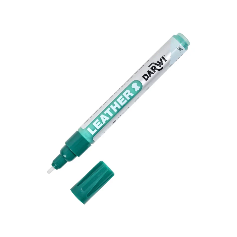 Маркер акриловый для кожи "Darwi", 2 мм, темно-зеленый