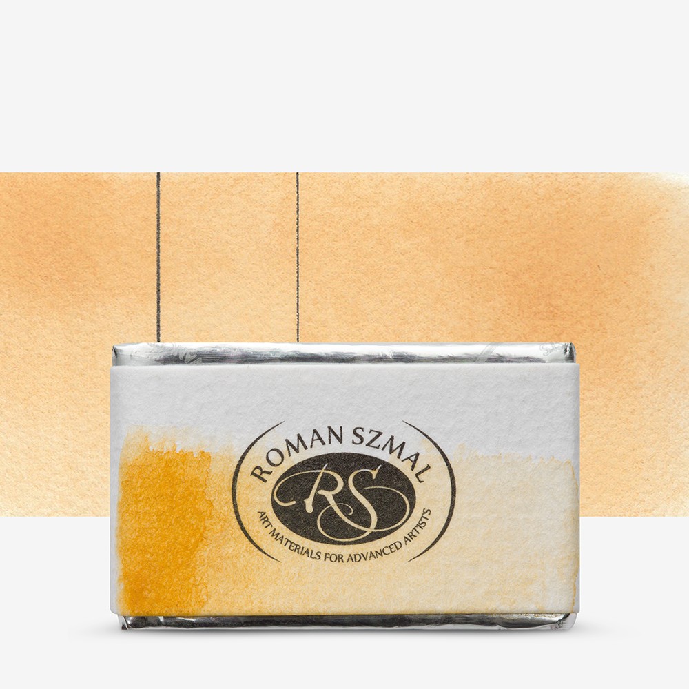 Краски акварельные "Aquarius", 110 охра золотистая прозрачная, кювета