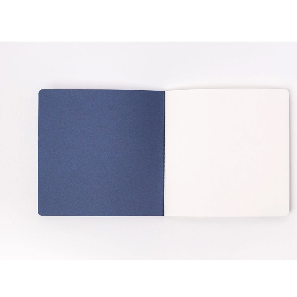 Скетчбук для акварели "Nature", 19x19 см, 200 г/м2, 20 листов, синий