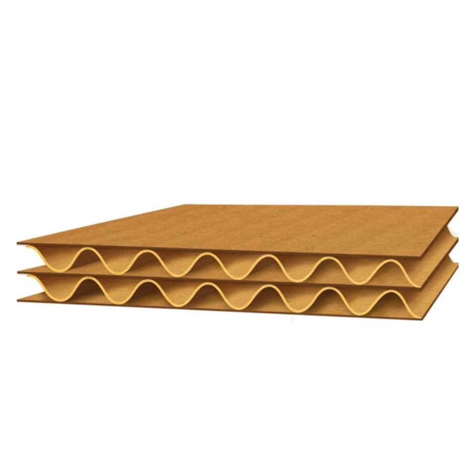 Коробка картонная, 400x400x200 мм, бурый - 3