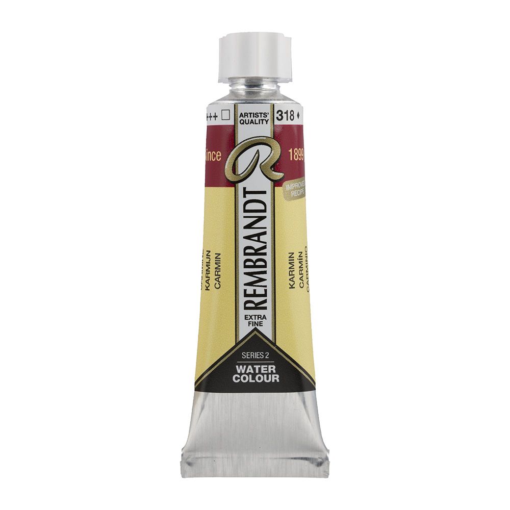 Краски акварельные "Rembrandt", 318 кармин, 10 мл, туба