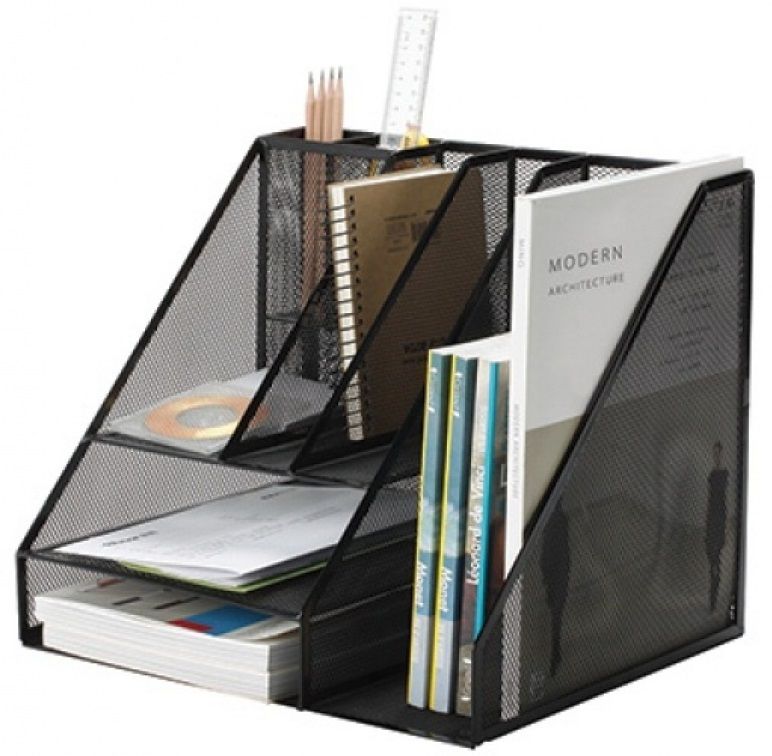 Подставка для канцелярских мелочей, 345x290x295 мм, черный 988525 ...