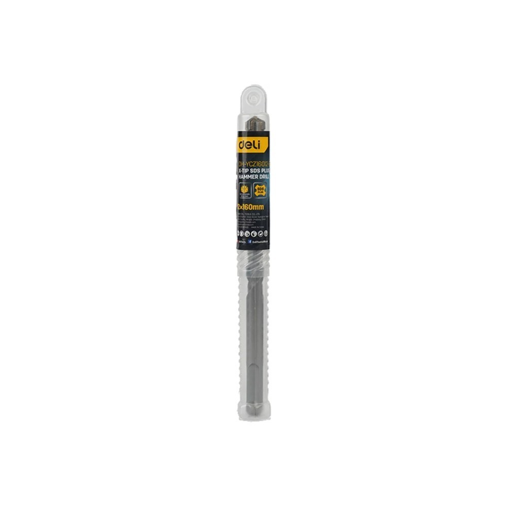 Бур по бетону Deli YS EDH-YCZ16012-E1, 12x160 мм, X-Tip, SDS-PLUS - 14