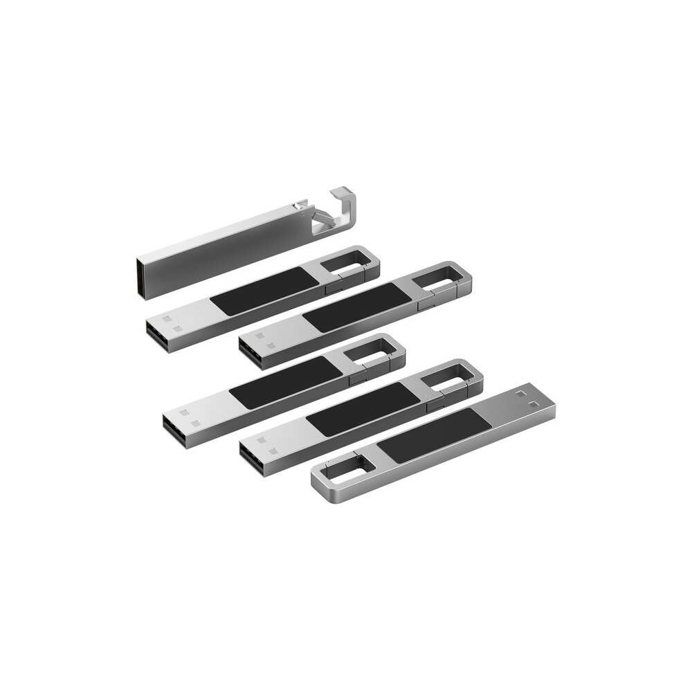 USB Flash накопитель 2.0 16 Gb ZC-010, металл, зеленый