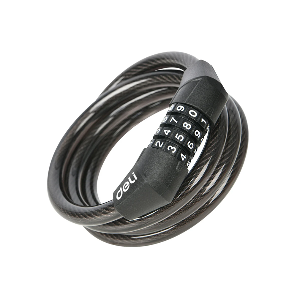 Замок тросовый велосипедный Deli YS EDL508051