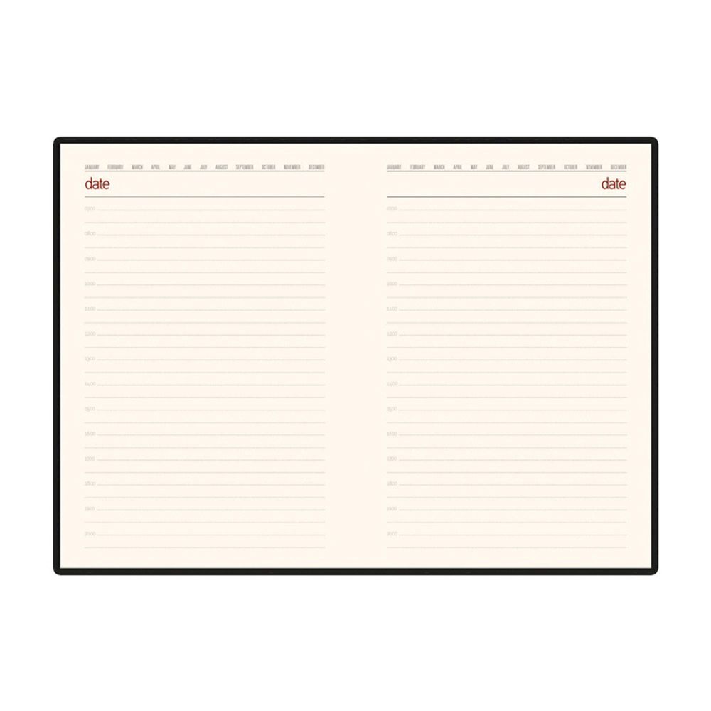 Ежедневник недатированный "Senate", А5, 272 страницы, красный